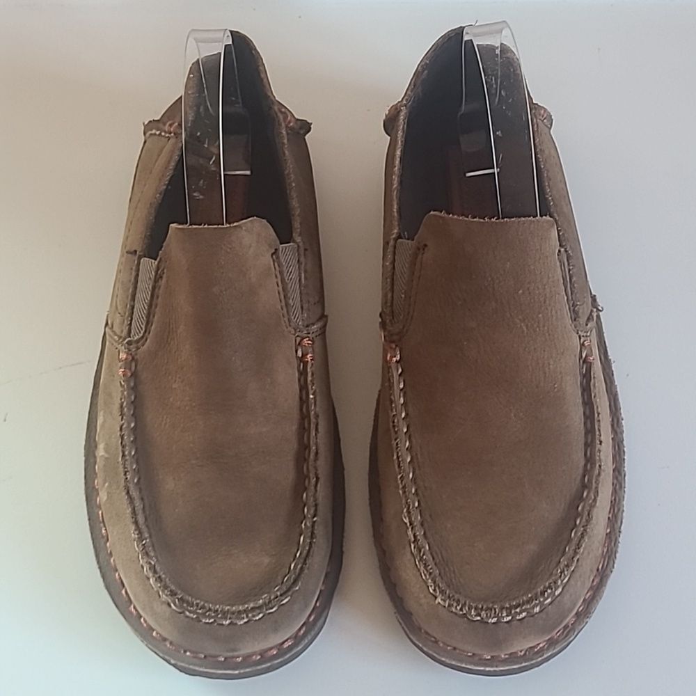 Brew Shoes Full Grain Leather Loafer Brown Slip-On Shoes Size 9.5 Eu 43